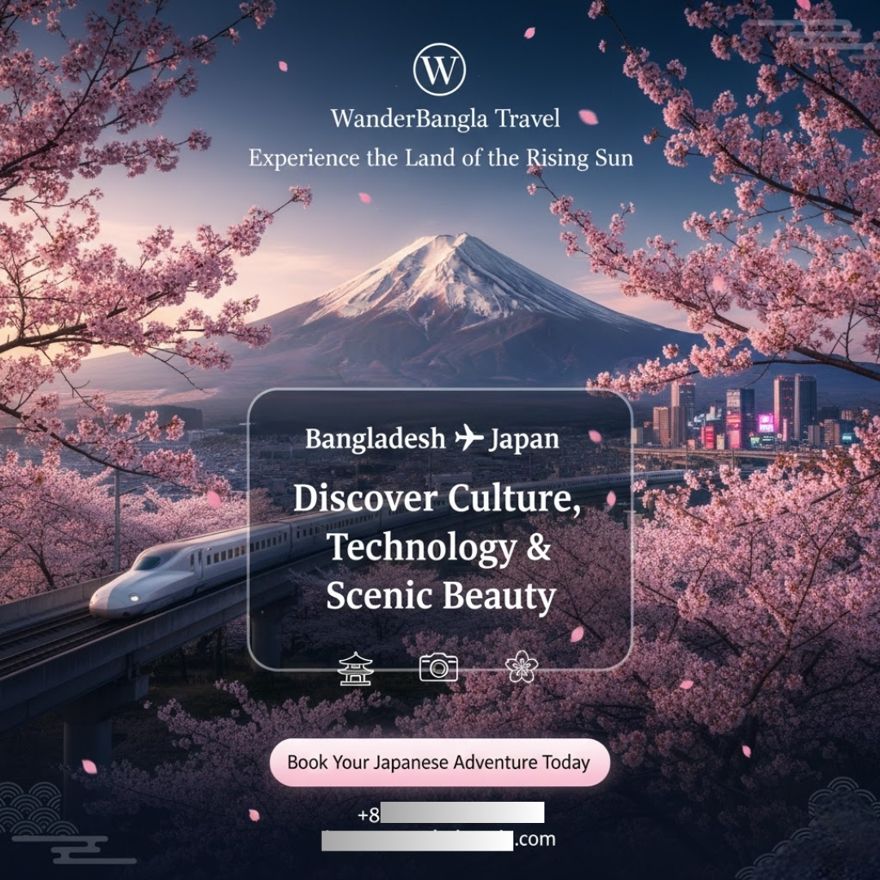 Wander Bangla Travel — Japan Tour Campaigns
